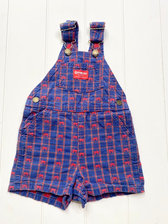 vintage oshkosh オーバオール Vintage RARE Oshkosh Bgosh Vestback Overalls, Oshkosh Wagon