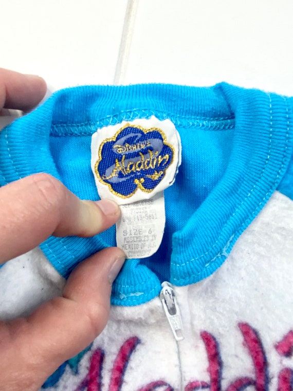 Vintage Disney Aladdin Jasmine Footed Pajamas Aladdin Footed
