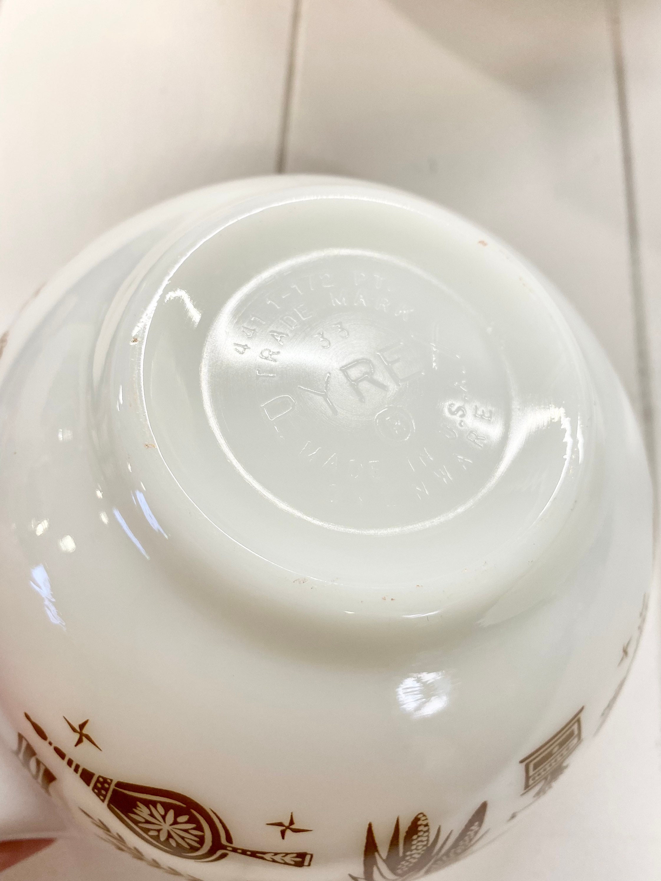 Pyrex - Pyrex/パイレックス　アーリーアメリカン　シンデレラボウル　大小　2個セット Pyrex - Pyrex/パイレックス アーリーアメリカン シンデレラ
