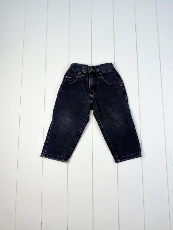 Vintage Black Lee Jeans, Vintage Toddler Jeans, Vi