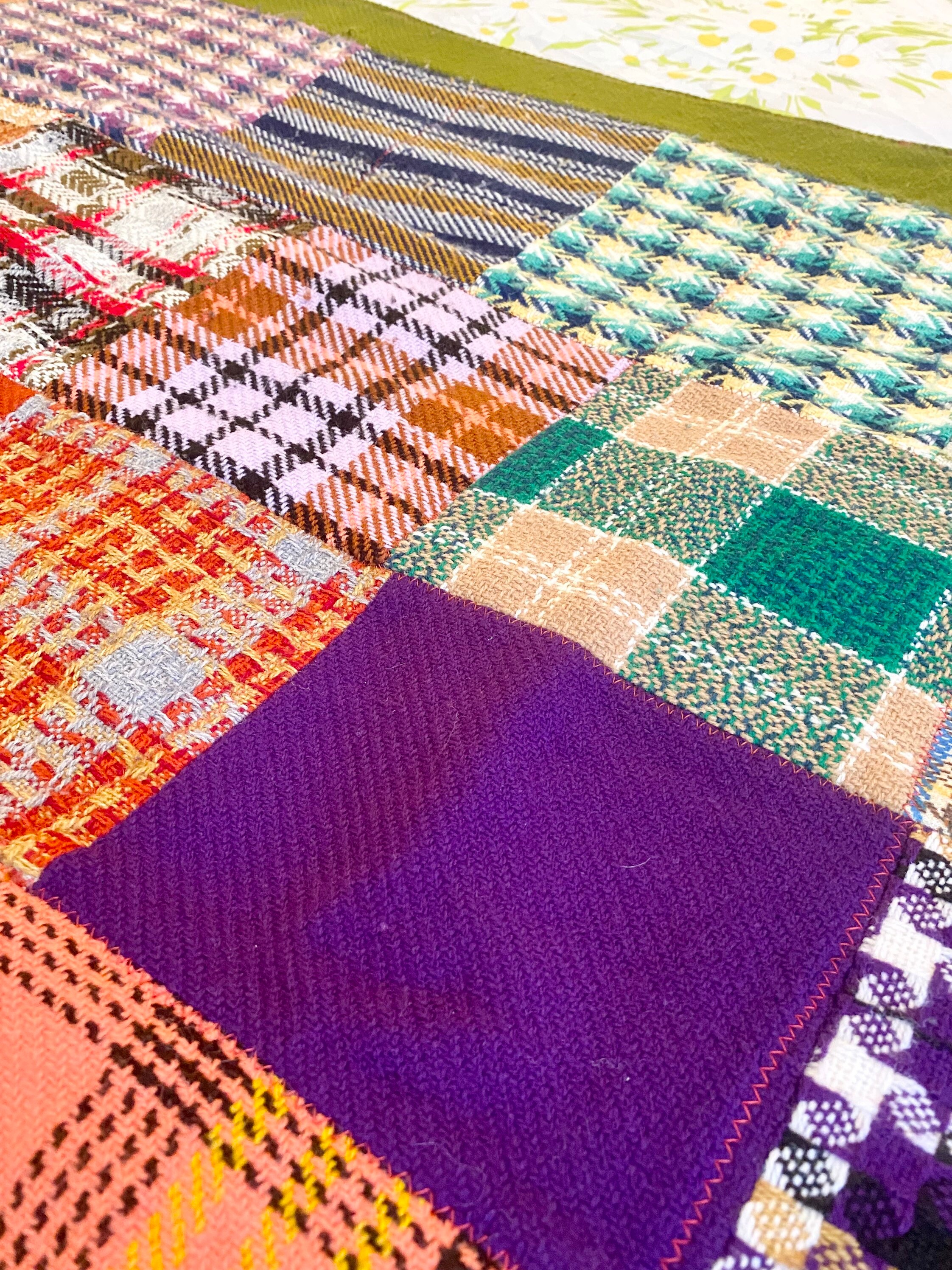 Vintage Corduroy Crazy Quilt Baby Blanket Vintage Baby Etsy