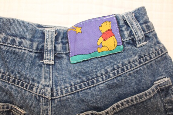 Vintage Girl's Winnie the Pooh Denim Jean High Wa… - image 10