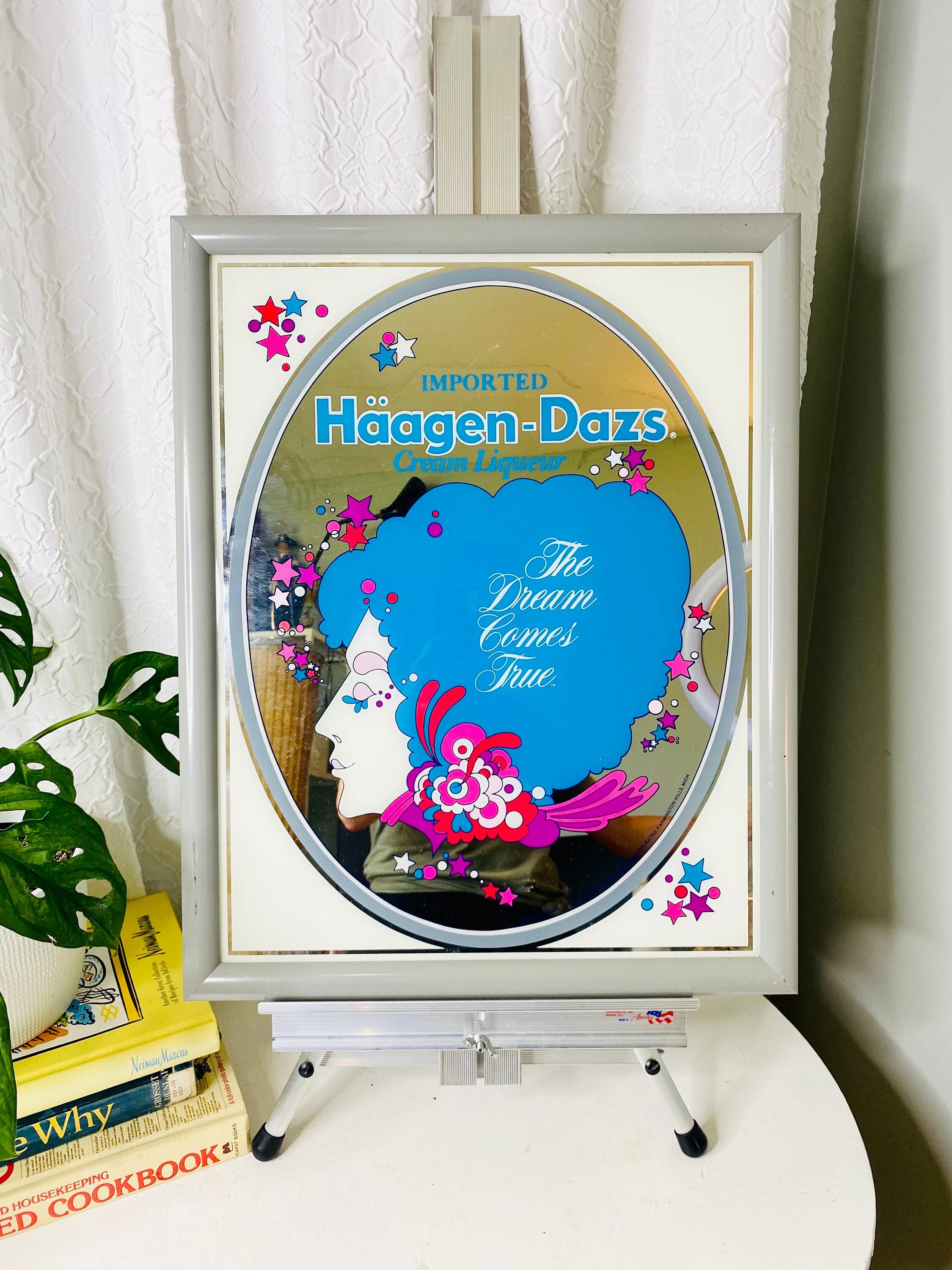 Vintage Peter Max Style Haagen-dazs Cream Liqueur