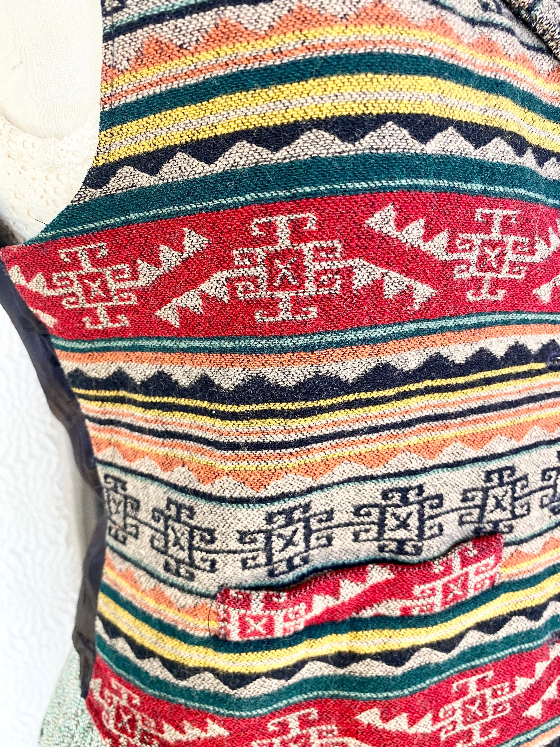 Vintage Knockabouts by Pendleton 100% Wool Tribal Western Vest