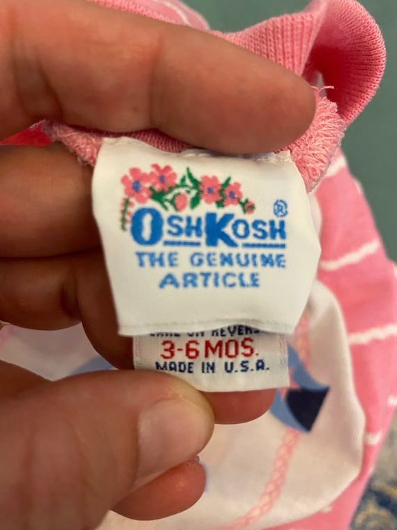 Vintage Oshkosh BGosh America's Favorite Baby Kni… - image 8