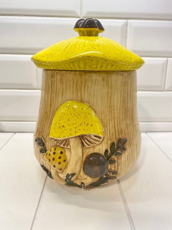 Ceramic Retro 1970's Arnel Mushroom Cookie Jar Vintage Kitchen Decor -   Norway