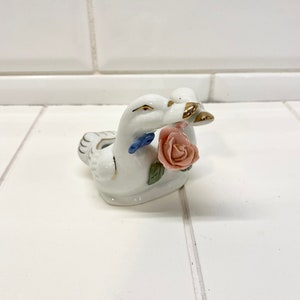 Vintage Swan Trinket Dish, Vintage Ring Holder, Engagement Ring Holder, Vintage Swans, Vintage Ceramics