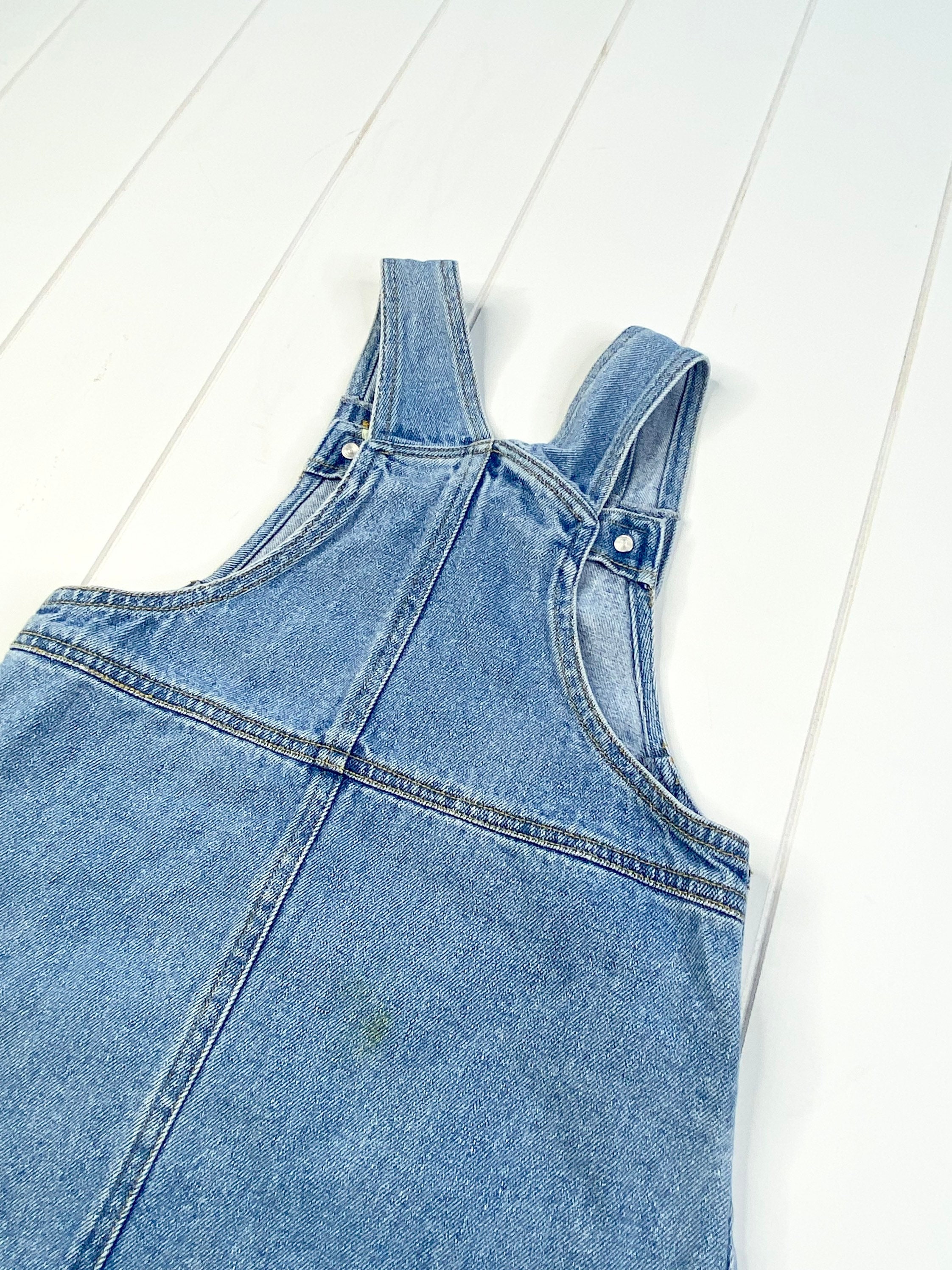 mickey mouse denim overall dress Disney Minnie Mouse Vintage Wash Denim Overall Dress and T-Shirt Outfit Set 6
