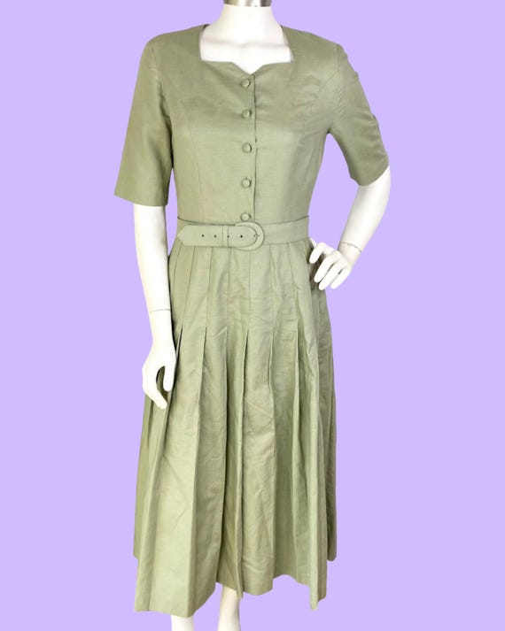 slim fit dress slacks Infinity dress | Bridesmaids dress | Bridesmaids jumpsuit | Silk sage green  dress | Wedding guest dress | Multiway dress main image 0