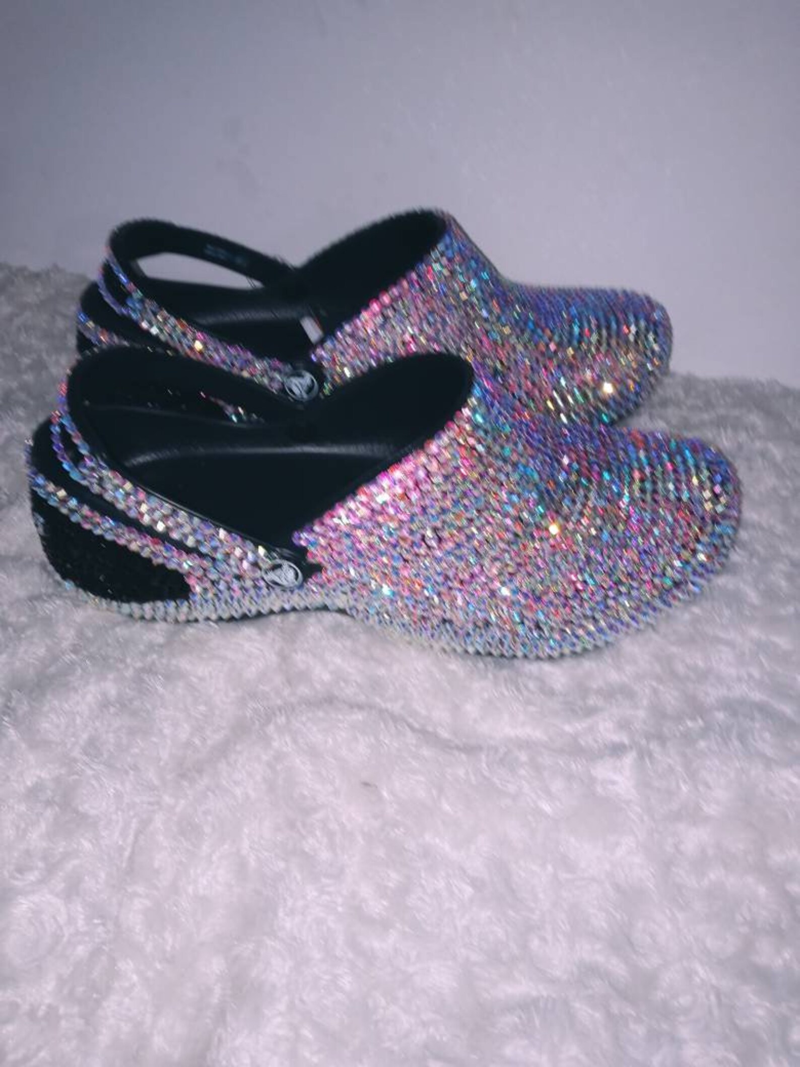 Blingy Crocs.....rhinestone Covered Work Crocs No Holes in Etsy
