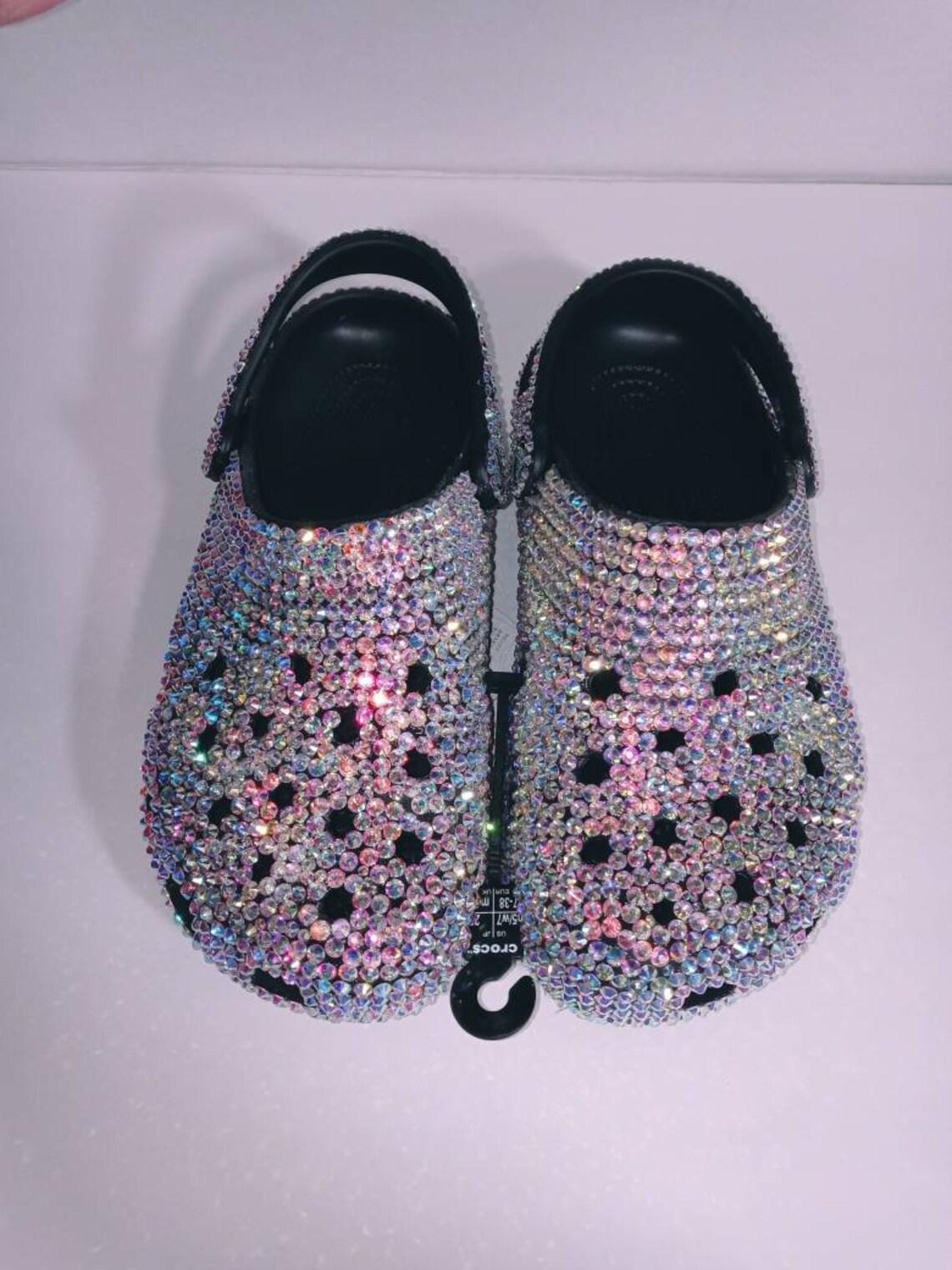 blinged out crocs
