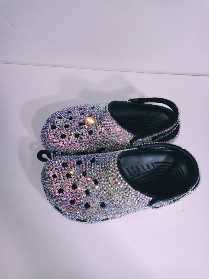 blinged out crocs