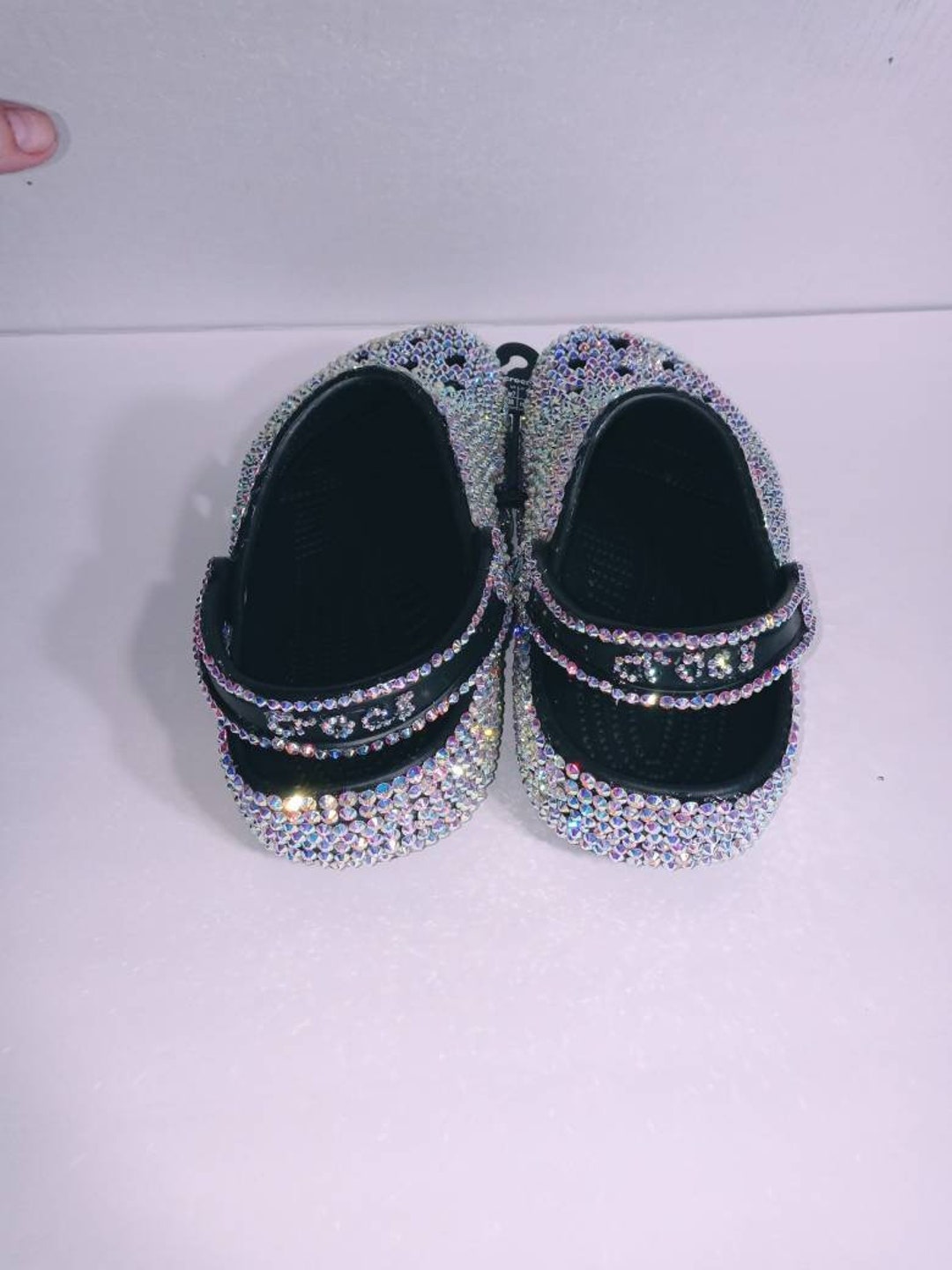 blinged out crocs