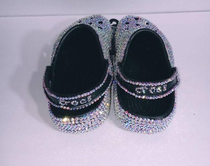 blinged out crocs