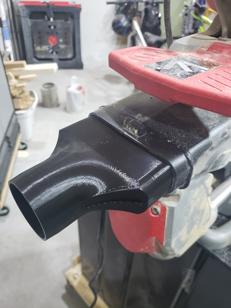 Milwaukee Miter Saw Dust Adapter direct Fit, No Elbow Etsy