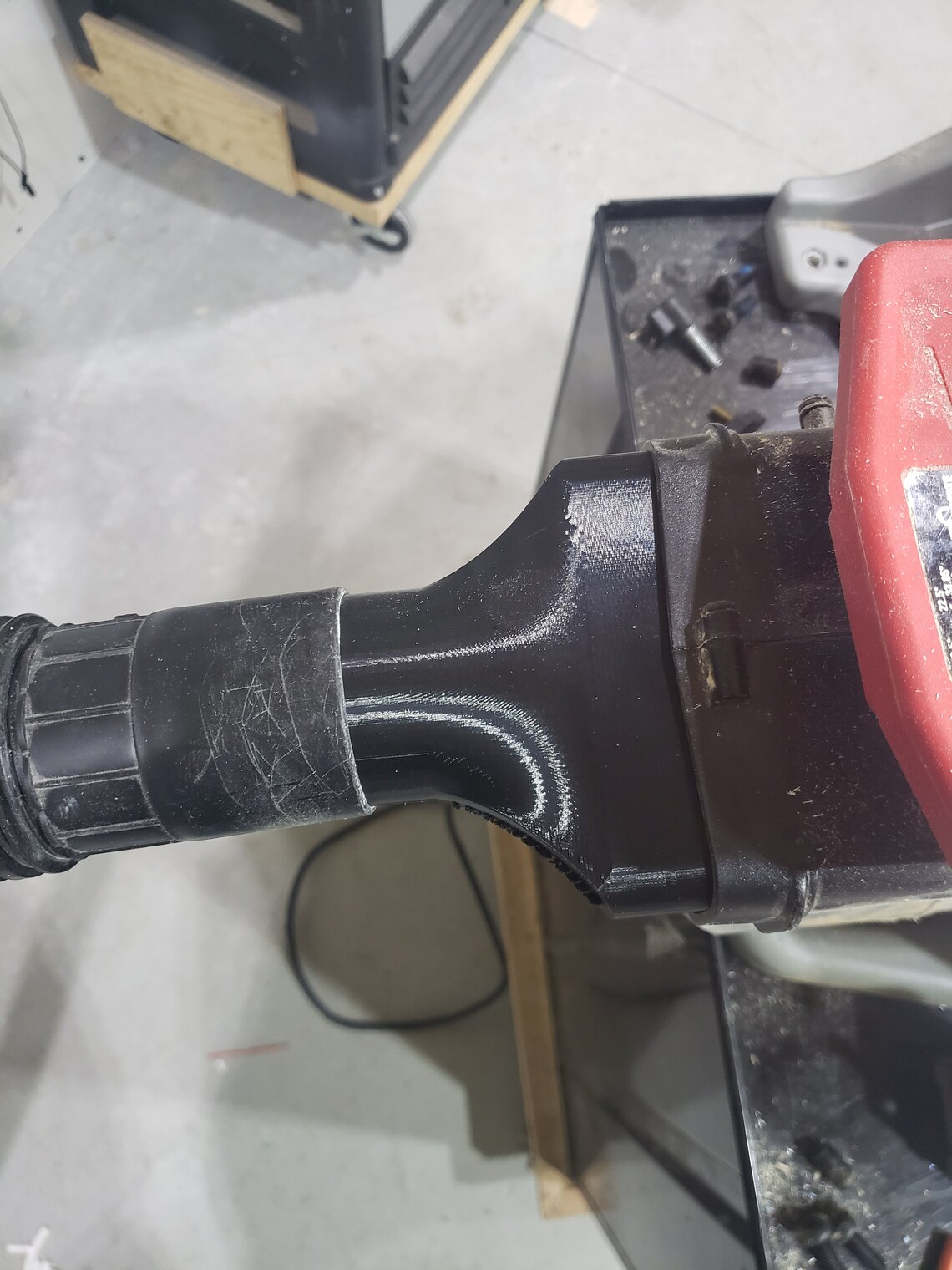 Milwaukee Miter Saw Dust Adapter direct Fit, No Elbow Etsy