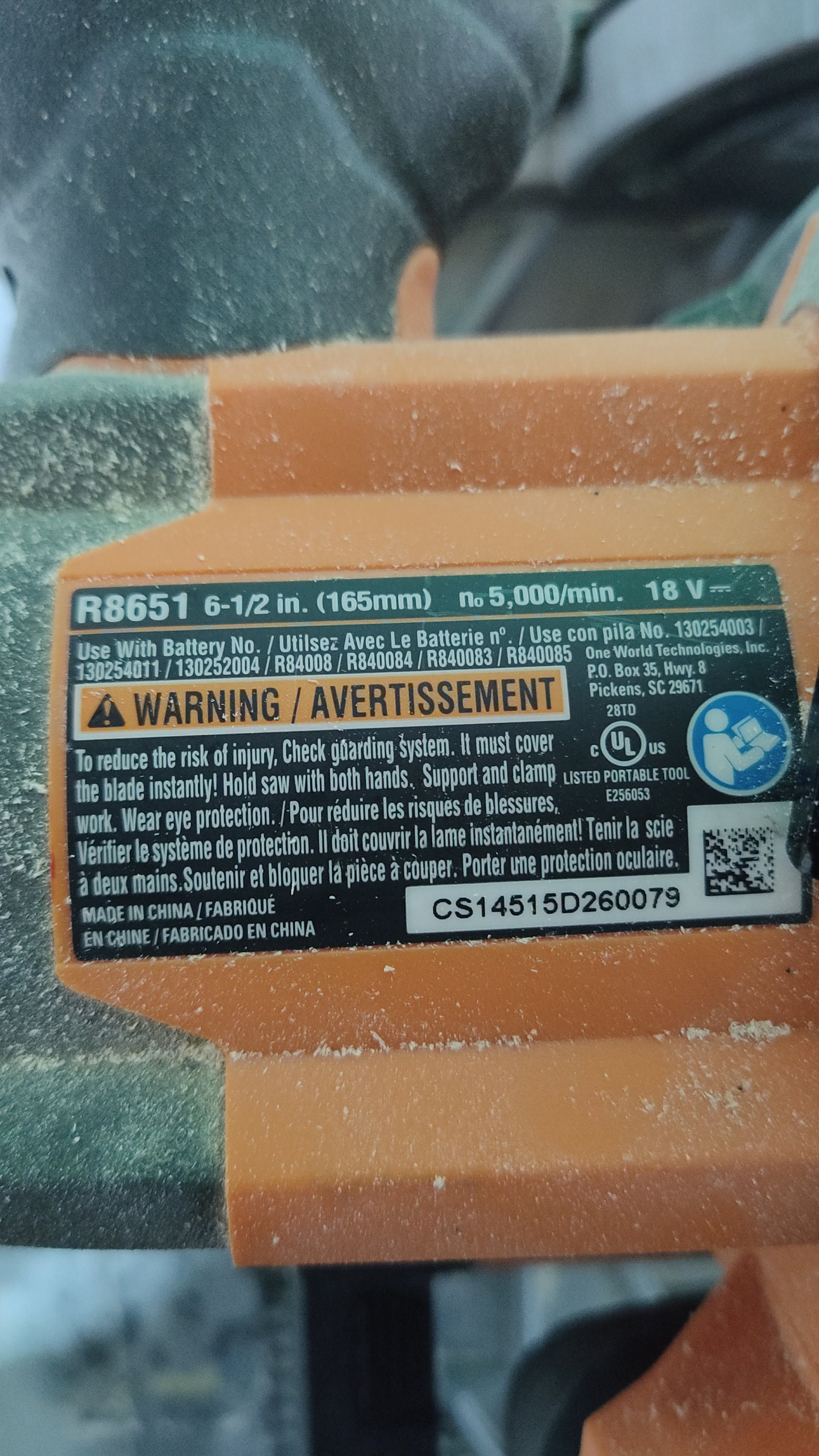 R8651 ridgid sales