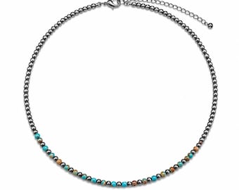 Monica Smith Navajo Sterling Silver & Turquoise Squash Blossom