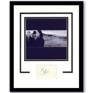 U2 Bono Autographed Signed 11x14 Framed Photo Display The Joshua Tree ACOA