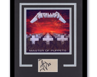 Metallica James Hetfield Autographed Signed 11x14 Framed Photo Display Master of Puppets ACOA