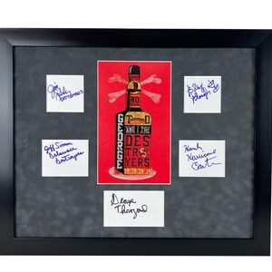 George Thorogood The Destroyers Autographed Signed 16x20 Framed Photo Display