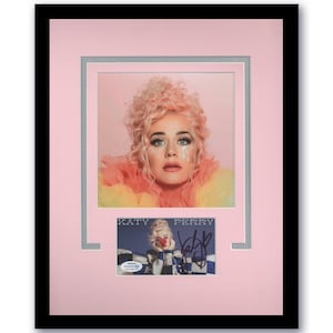 Katy Perry Smile Autographed Signed 11x14 Framed Photo Display ACOA