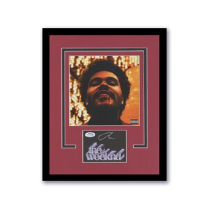 The Weeknd After Hours Autographed Signed 11x14 Framed Photo Display