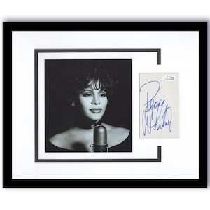Whitney Houston Autographed - Etsy