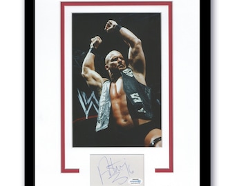 Stone Cold Steve Austin Autographed Card With Cert - Etsy