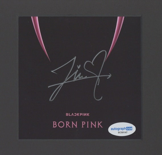 Buy Blackpink Jisoo Autographed Signed 11x14 Framed CD Photo Pink