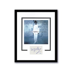 Wyclef Jean The Carnival Fugees Autographed Signed 11x14 Framed Photo Display