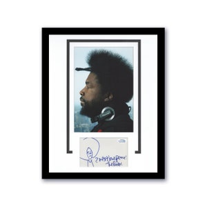 The Roots Questlove Autographed Signed 11x14 Photo Drummer Jimmy Fallon