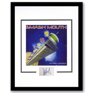 Smash Mouth Steve Harwell Autographed Signed 11x14 Framed Photo Display Astro Lounge