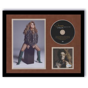 Shania Twain Queen of Me Autograph Signed 11x14 Framed CD Photo Display Country ACOA