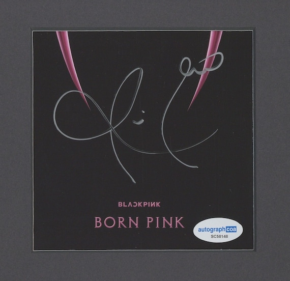 Blackpink Rosé Autographed Signed 11x14 Framed CD Photo Pink Venom