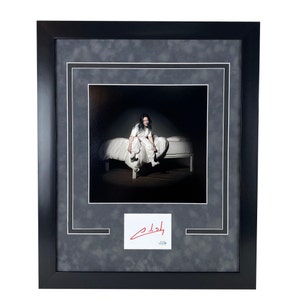 Billie Eilish Autograph Signed 16x20 Framed Photo Display When We All Fall Asleep, Where Do We Go? ACOA