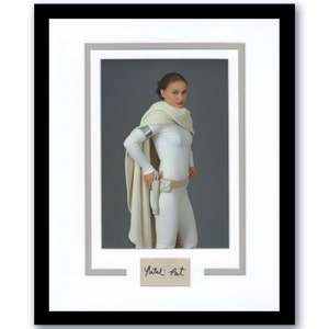 Natalie Portman Star Wars Autograph Signed 11x14 Framed Photo Display Padmé Amidala ACOA