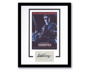ロバート・パトリックのサイン入りターミネーター写真（ホログラム証明
