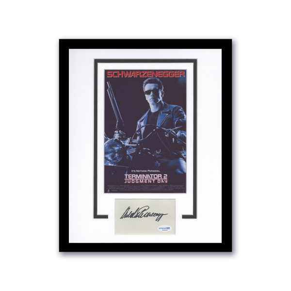 Arnold Schwarzenegger Autographed Signed 11x14 Framed Photo Terminator 2 ACOA