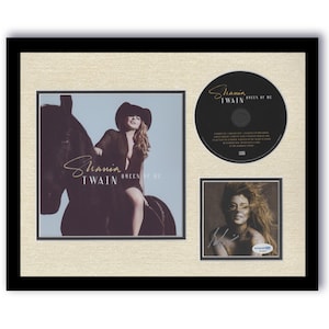 Shania Twain Queen of Me Autograph Signed 11x14 Framed CD Photo Display Country ACOA