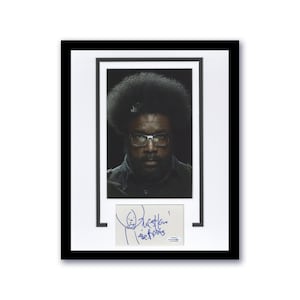 The Roots Questlove Autographed Signed 11x14 Framed Photo Drummer