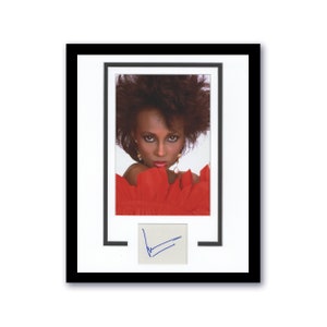 Model Iman Autographed Signed 11x14 Framed Photo Fashion Supermodel