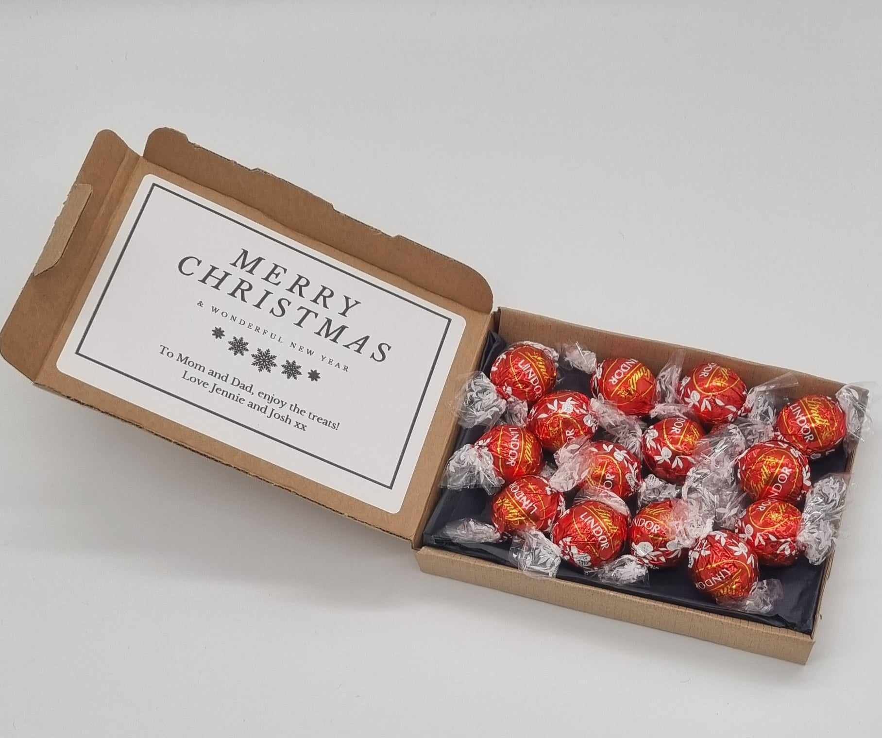 Personalised Lindt Chocolate Balls Hamper Lindor Chocolate Lindt Set ...