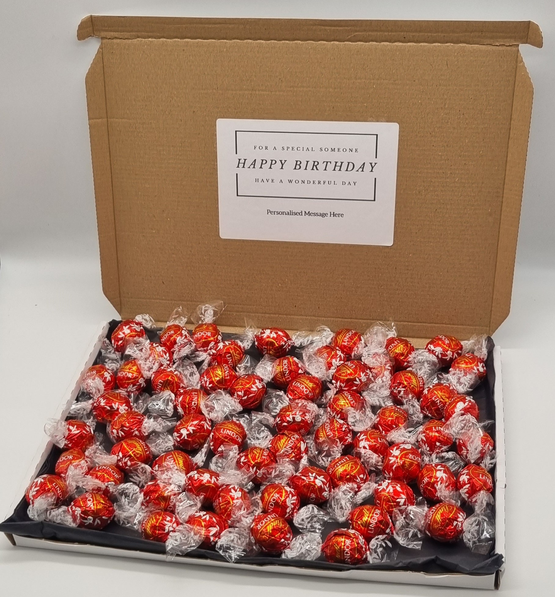 Personalised Lindt Chocolate Balls Hamper Lindor Chocolate Lindt Set ...