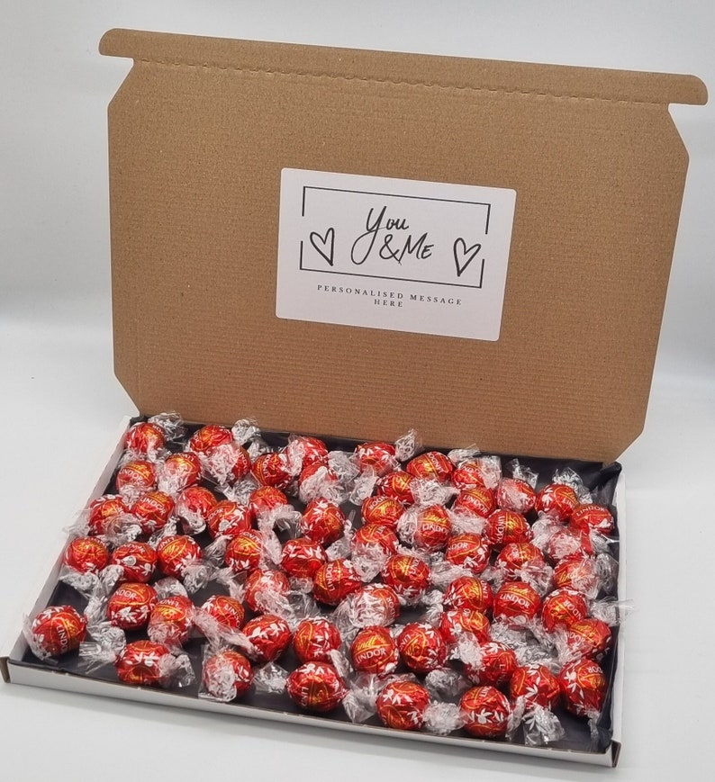 Personalised Lindt Chocolate Balls Hamper Lindor Chocolate Lindt Set ...