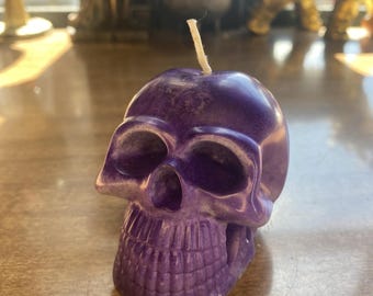 Vela con forma de calavera "Haz lo que te digo"