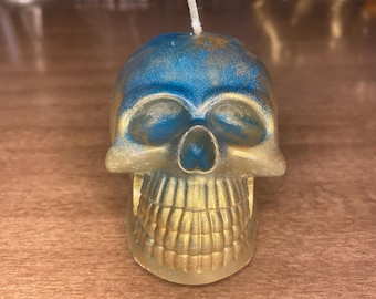 Money Skull Candle