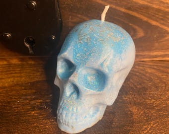 Blue Skull Candle | Truth be Told