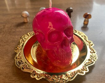 Pink Skull Candle | Self Love | Head Work