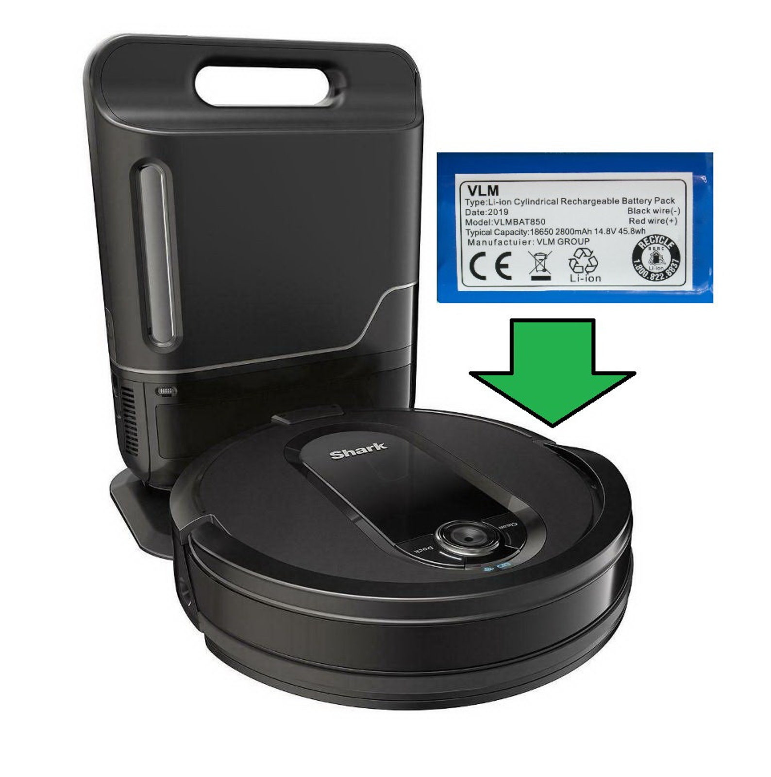 Battery Pack for Shark ION Robots All Models Etsy